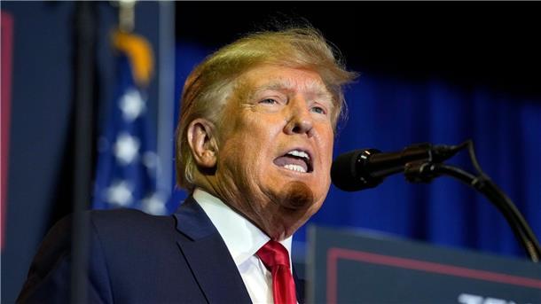 Ex-Präsident Donald Trump bei einer Wahlkampfveranstaltung.