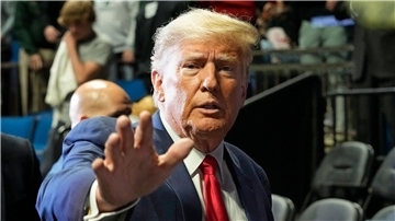 Ex-US-Präsident Donald Trump bei einer Veranstaltung in Tulsa im US-Bundesstaat Oklahoma.
