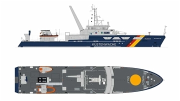 Rendering LNG-Mehrzweckschiff