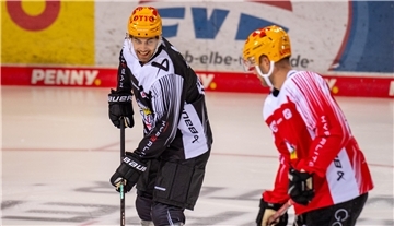 Eishockeyspieler in Aktion