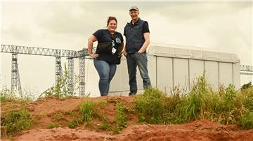Festivalleiterin Inga Rossbach und ihr Vorgänger Jasper Barendregt: Um ein Festival dieser Größe zu leiten, muss man sehr viel im Blick haben.