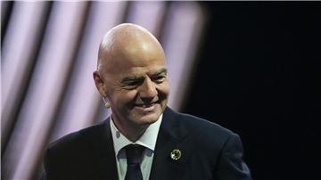 FIFA-Präsident Gianni Infantino ist sich bei Saudi-Arabien sicher.