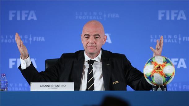 FIFA-Präsident Gianni Infantino ist starker Befürworter der WM-Bewerbung aus Saudi-Arabien.