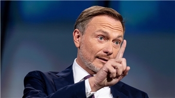 Finanzminister Christian Lindner beim ARD-Sommerinterview.