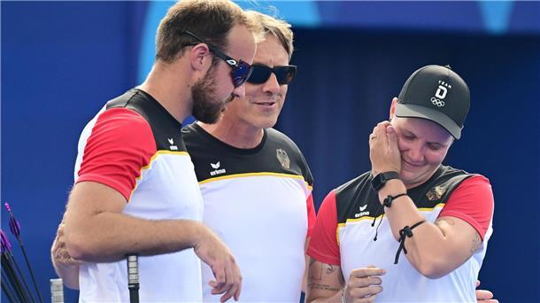 Floran Unruh (links) und Michelle Kroppen (rechts) wurden erst im Olympia-Finale bezwungen.