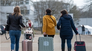 Flüchtlinge aus der Ukraine finden in Deutschland über die sogenannte Massenzustrom-Richtline Aufnahme.