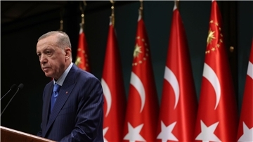 Forderte zuletzt von Schweden die Auslieferung von 130 Personen, die er als Terroristen betrachtet: Der türkische Staatschef Recep Tayyip Erdogan.