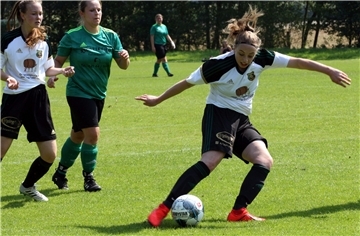 Franca Meinke schaffte es trotz guter Chancen nicht, den Ball ins Tor zu befördern.