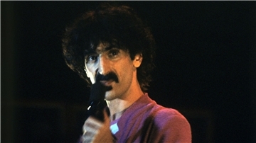 Frank Zappa bei einem Konzert in München 1980.