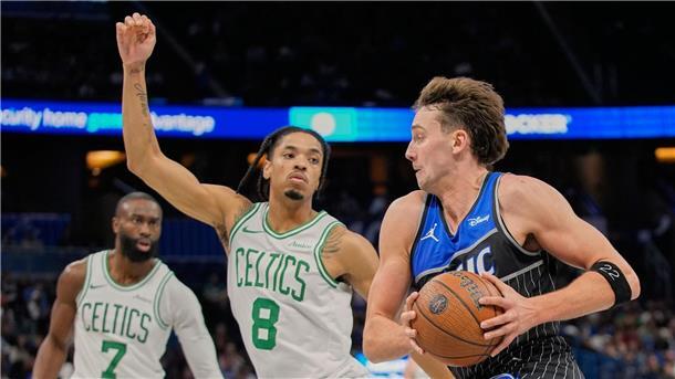 Franz Wagner führte die Magic gegen die Celtics mit 27 Zählern an.