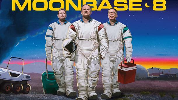 Diese Serien-Highlights starten bei Netflix und Co. Fred Armisen, Tim Heidecker und John C. Reilly in der Comedyserie "Moonbase 8".
