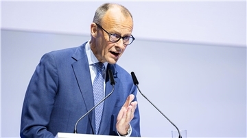 Friedrich Merz, Bundesvorsitzender der CDU, spricht beim Deutschen Sparkassentag.