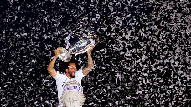 25 Titel mit Real: Fußballstar Marcelo beendet Karriere Fünfmal gewann Marcelo mit Real Madrid die Champions League.