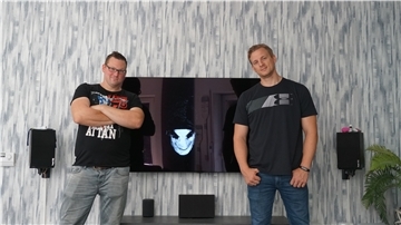 Für ihren ersten Horrorfilm haben Heiko Wagner (links) und Tim Herbst viel positives Feedback bekommen. Drei weitere Drehbücher sind schon geschrieben.