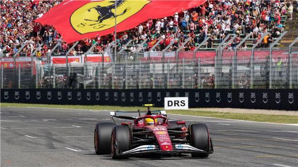 Nach Unfall-Schock in Imola: Piastri holt Startplatz eins Für Lewis Hamilton läuft es auch beim Ferrari-Heimspiel nicht.