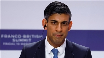 Für Rishi Sunak, Premierminister von Großbritannien, stören Graffitis den Alltag.