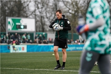 Für Torwarttrainer Hendrik Lemke war das Pokalfinale mit den Frauen des SV Werder Bremen ein unglaubliches Erlebnis.