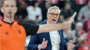 Für Trainer Gordon Herbert gab es mit den Bayern in Belgrad nichts zu holen.