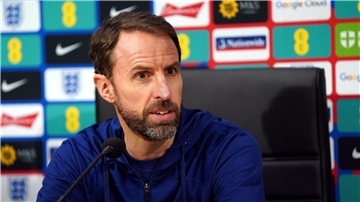 Gareth Southgate war beim „Dine and Sleep“-Dinner dabei.