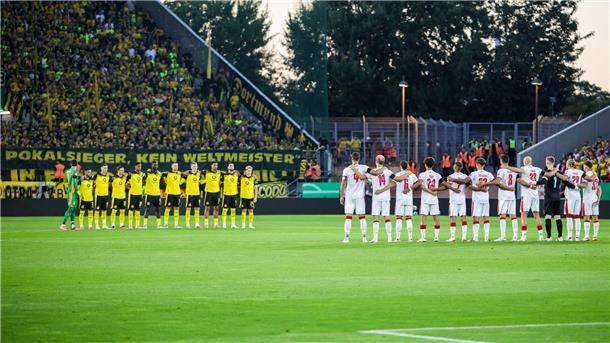 Guirassy rettet schwachen BVB - Mühsames 1:0 in Essen Gedenkminute für Ex-Fußballer Frank Mill, der bei beiden Clubs spielte.