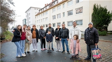 Geflüchtete bangen in der Hansastraße um ihre Wohnungen.