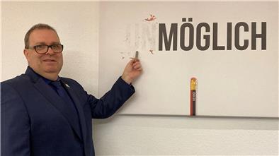 Geht nicht gibt’s nicht: Für Geestlands Bürgermeister Thorsten Krüger ist nichts unmöglich.