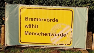 "Geht wählen, Du entscheidest! Bezieht Stellung und zeigt Haltung, wo Menschenwürde in Wort und Handeln angetastet werden", heißt es in einem Appell des Bremervörder Bündnisses für Demokratie und Menschenwürde.