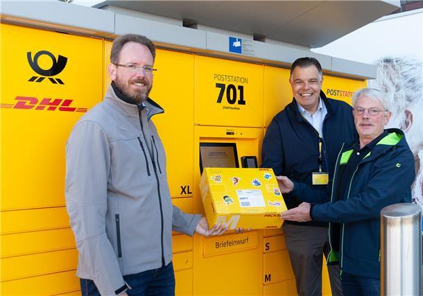 In Nordholz gibt es jetzt Postservice und Videoberatung aus dem Automaten Nordholz Poststation