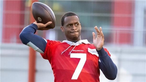 München im „Brady-Fieber“: Erstes NFL-Spiel in Deutschland Geno Smith von den Seattle Seahawks beim Training.