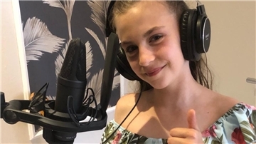 Georgia freut sich auf ihren Auftritt in Bremerhaven.