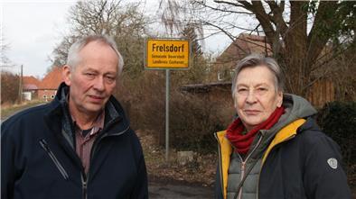 Gerd Hillmann (links) und Käte Heins aus Frelsdorf