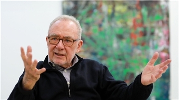Gerhard Richter führt wieder einmal das Ranking „Kunstkompass“ an (Archivbild).