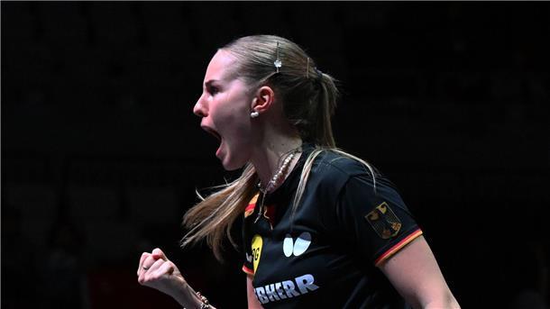 Erfolgreicher EM-Start für deutsche Tischtennis-Teams Gewinnt ihr erstes Spiel bei der Team-EM: Tischtennis-Star Annett Kaufmann. (Archivbild)