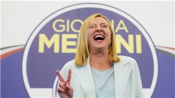 Giorgia Meloni von den Fratelli d’Italia wird voraussichtlich die erste Ministerpräsidentin Italiens.