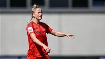 Giulia Gwinn kehrte nach ihrer langen Verletzung zurück auf den Rasen. (Archivbild)