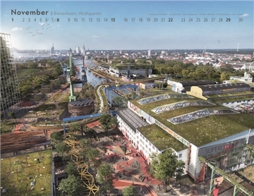 Grüne Zukunft: Das Werftquartier ist in dem Kalender „Green Cities“ zu finden.