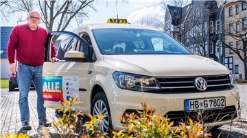Gustav Klitsch fährt seit 32 Jahren Taxi und ist seit zehn Jahren selbstständig.
