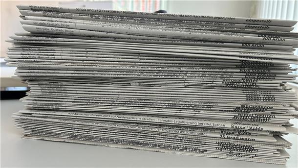 Gut gebündelt: In Hepstedt können Bürgerinnen und Bürger am Wochenende ihr Altpapier loswerden.