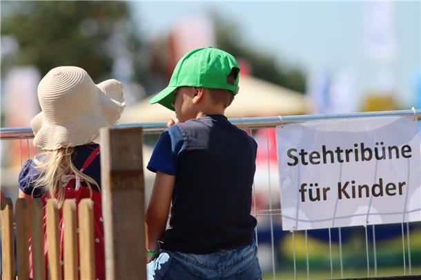 Gute Sicht für die Jüngsten: Die Messemacher haben an ihr junges Publikum gedach...