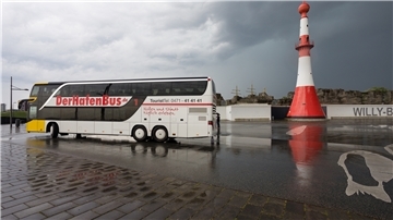 Neues Angebot: Hafenbus soll im Winter auf Lichtertour gehen Hafenbus: Vier Lichtertouren geplant