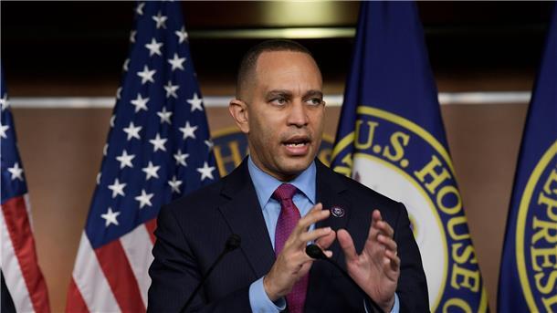 Hakeem Jeffries führt die Demokraten im Repräsentantenhaus an.