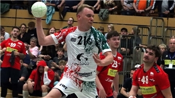 Hannes Meinke bot gegen Delmenhorst auf der Rechtsaußenposition ein starkes Spiel. Eine ähnliche Leistung erhofft sich Coach Adnan Salkic von ihm auch beim TV Neerstedt.