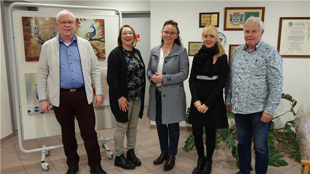 Harald Sommerfeld, Sabine von Kamp, Heike Bahr, Dr. Marie-Louise Rendant und Joachim Barbrack wollen gemeinsame Projekte planen.