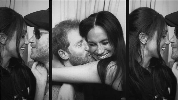 Harry und Meghan in einer Szene der Dokumentation „Harry & Meghan“.