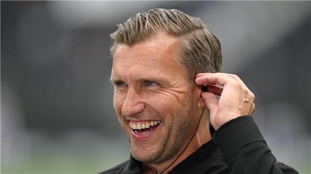 Kontinuität als Trumpf: Überholt Frankfurt Ex-Meister Bayer? Hat derzeit gut lachen: Eintracht Frankfurts Sportvorstand Markus Krösche.