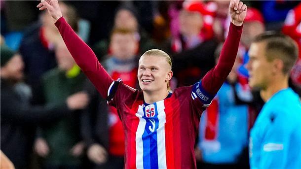 Hat doppelten Grund zum Jubel: Erling Haaland.