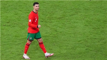 Hat sich nach dem EM-Aus Portugals mit einem Statement an die Öffentlichkeit gewandt: Cristiano Ronaldo.