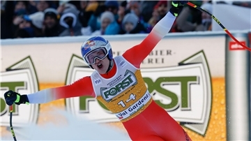 Hatte allen Grund zum Jubel: Marco Odermatt.