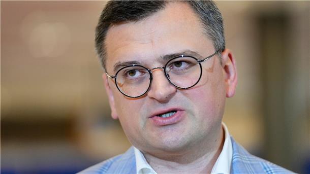 Hatte bereits Anfang der Woche angekündigt, Israel um Luftabwehrsysteme bitten zu wollen: Dmytro Kuleba, Außenminister der Ukraine.