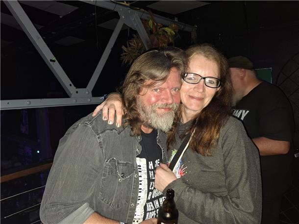 Helge und Marion genossen den Abend. 